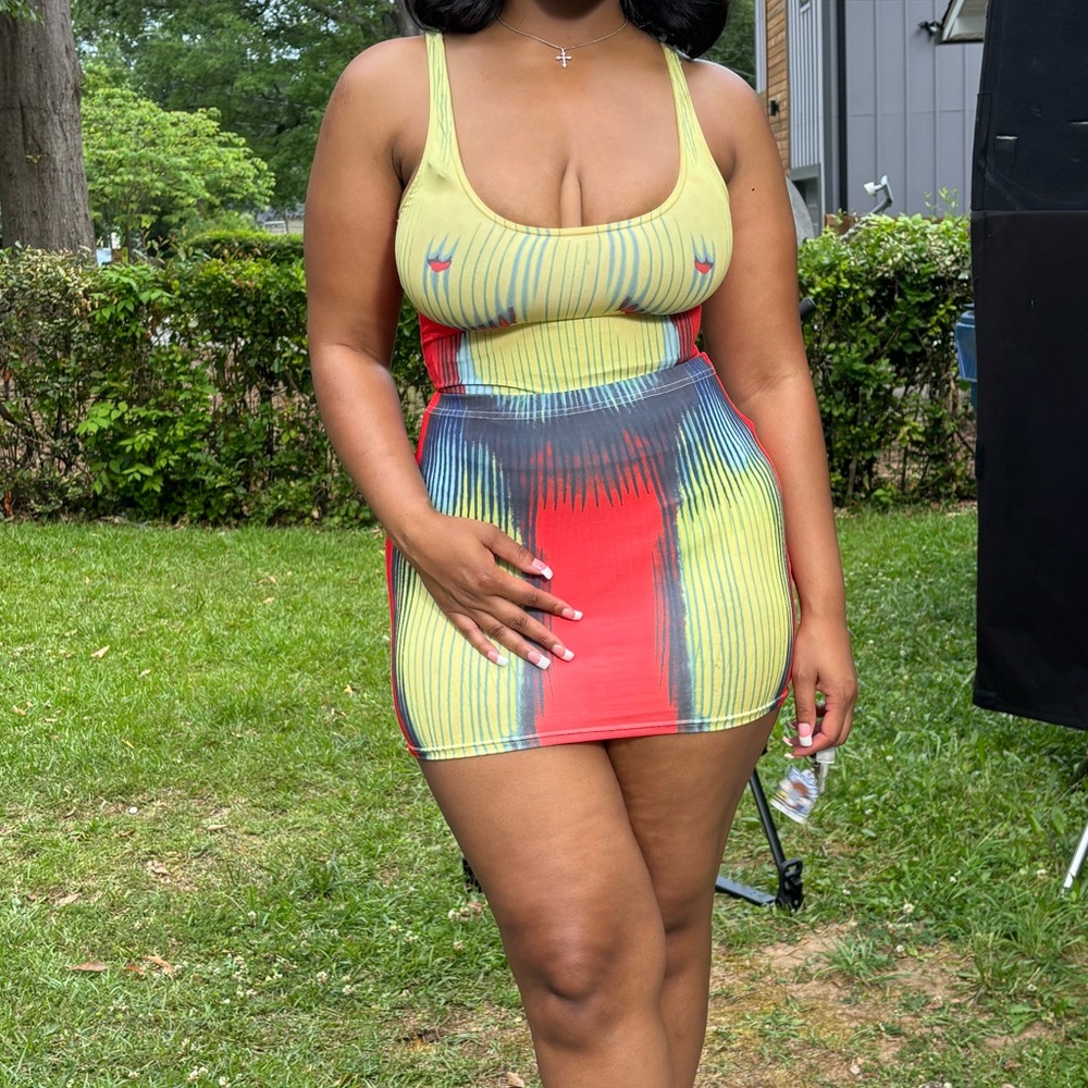 Colorful two piece set